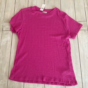 Pilcro Anthropologie NWT Hot Pink Tunic Tee Shirt Top XL